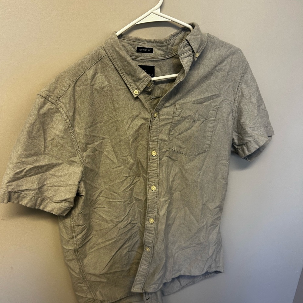 Sonoma Gray Casual Button Down Shirt
